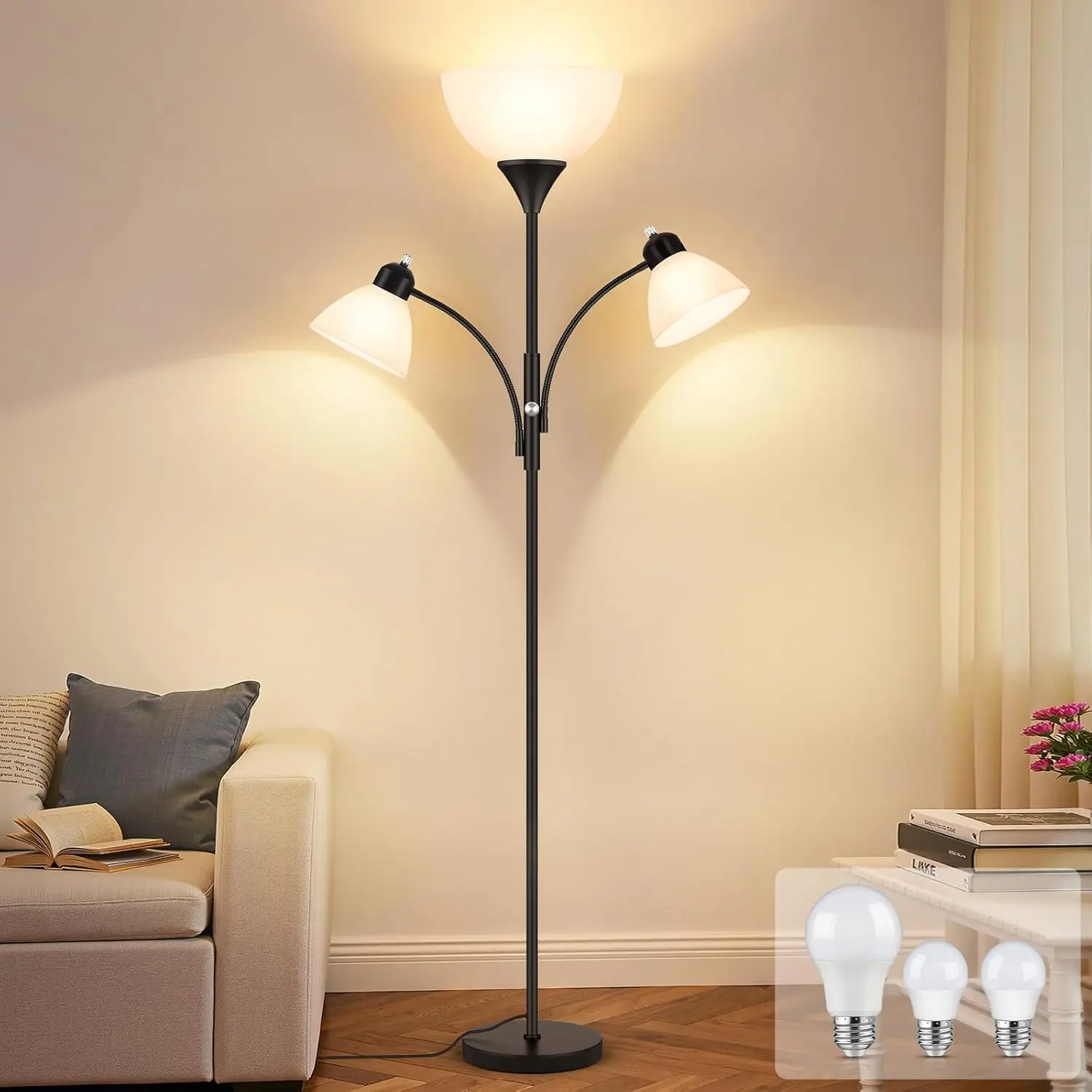 3-Light Floor Lamp 1