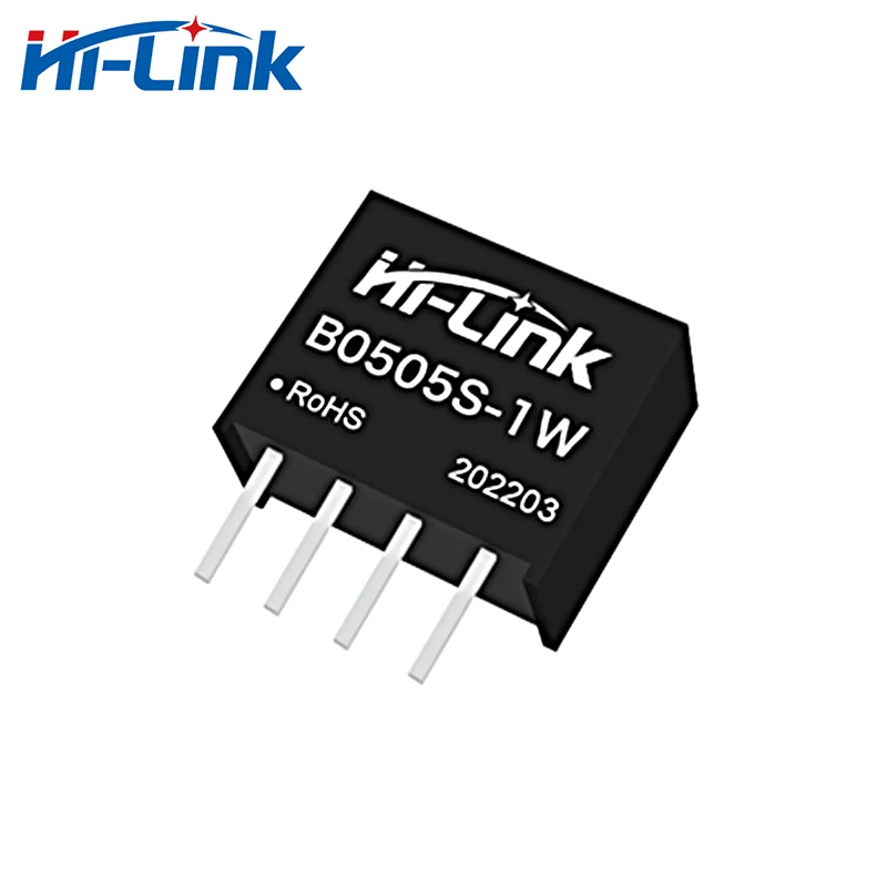 5pcs Hi-Link new small size low cost 5V 1W DC DC converter voltage transformer 1W Output smart home B0505S-1WR2