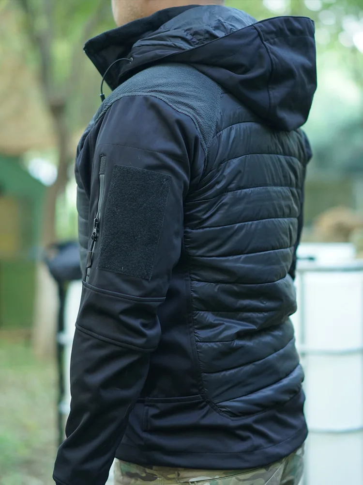 Outdoor cotton jacket for men, windproof and waterproof hunting jacket, cold resistant clothing, ISG