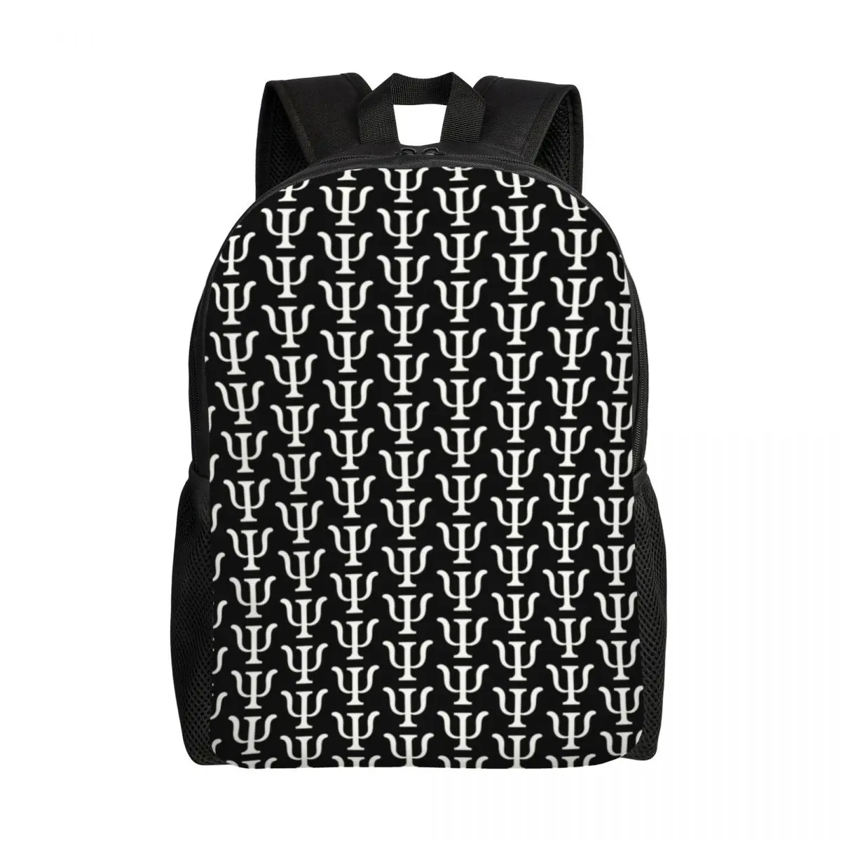 

Psychology Psi Symbol Pattern Laptop Backpack Men Women Casual Bookbag College School Students Psychologist Teacher Gift Bags