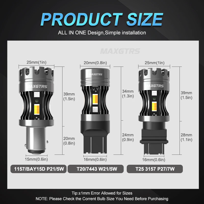  ÷ 1157 7443 W21/5W BAY15D  ÷ ȭƮ ڹ ġ ĵ T25 3157 3156 LED DRL  õ , 2x