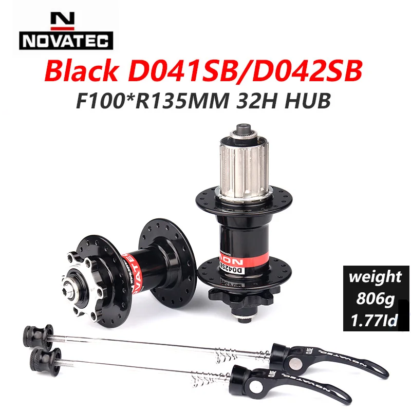 NOVATEC MTB Hub 36H 32H 28 Holes Mountain Bike Cubes Front 100x9mm Rear 135x10mm HG Standard Drum 8 9 10 11 12 Speed Bicycle Hub