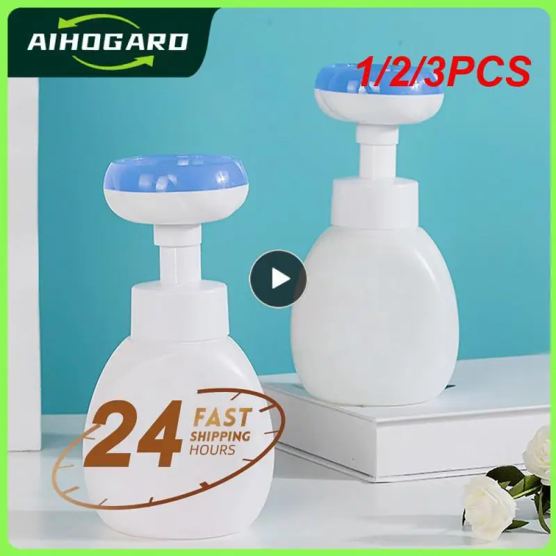 1/2/3Pcs Dispenser Di Schiuma Per Mani In Vetta Dispenser Per Mani In Schiuma Di Sapone A Forma Di Fiore Dispenser Per Timbri Di Fiori Dispenser Di Sa