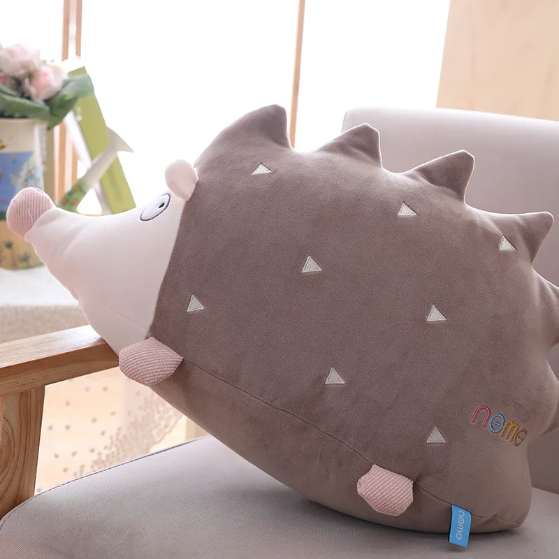 

2023 Emulation / Cute / Soft / Hedgehog Plush Toy / Grey Spotted Pointy Billed Hedgehog Toy / Children's Birthday Gift