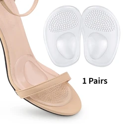 Silicone Massage Anti - Slip High Heel Insoles - Pain Relief Forefoot Pads (1 Pairs)