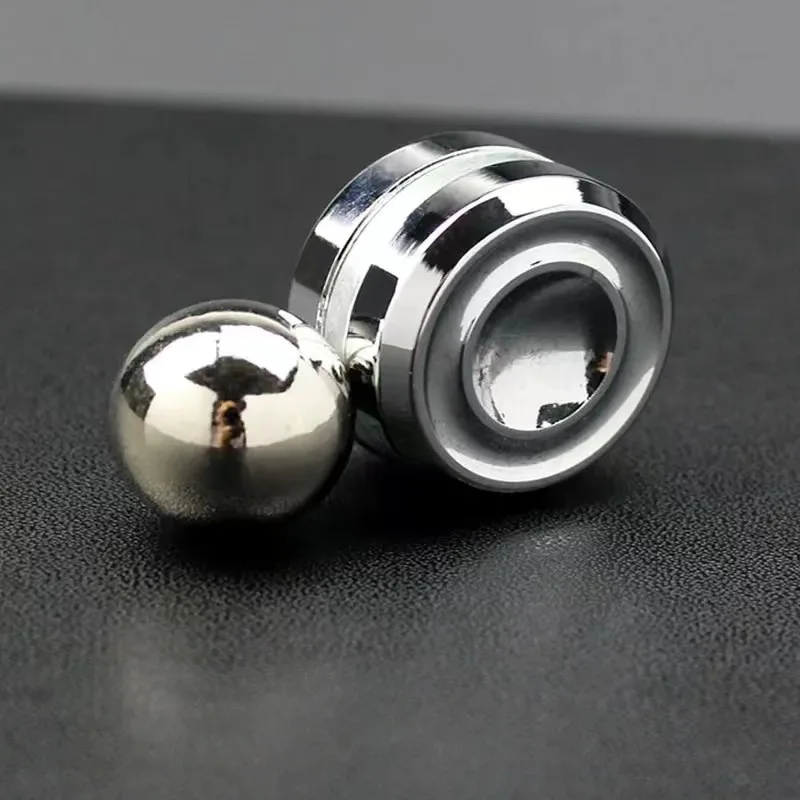 

Desktop Stress Relief Metal Fidget Toy Decompression Hypnosis Rotary Gyro Fingertip Toy Kinetic Round Spinner Kids Gift