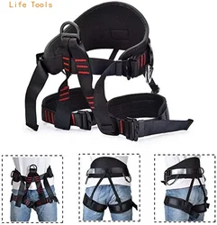 Professional Half-length Safety Belt Adjustable Harness Waist Support Equipment Outdoor Cave Climbing Mountaineering Harness