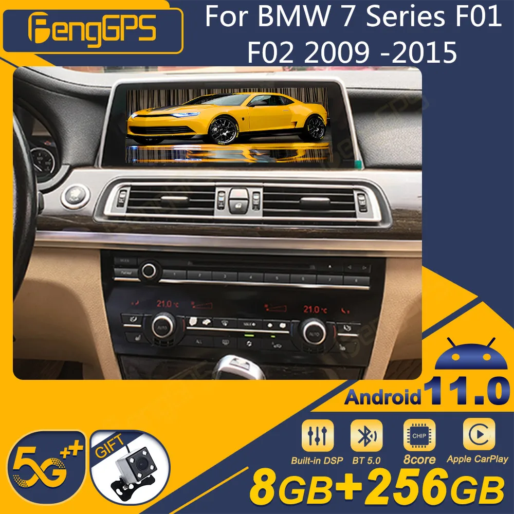 Per Bmw Serie 7 F01 F02 2009 -2015 Autoradio Android 2Din Ricevitore Stereo Autoradio Lettore Multimediale Gps Navi Schermo Unità Principale