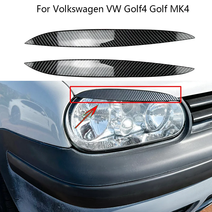 

2 шт., крышка для передней фары и бровей для Volkswagen VW Golf4 Golf MK4