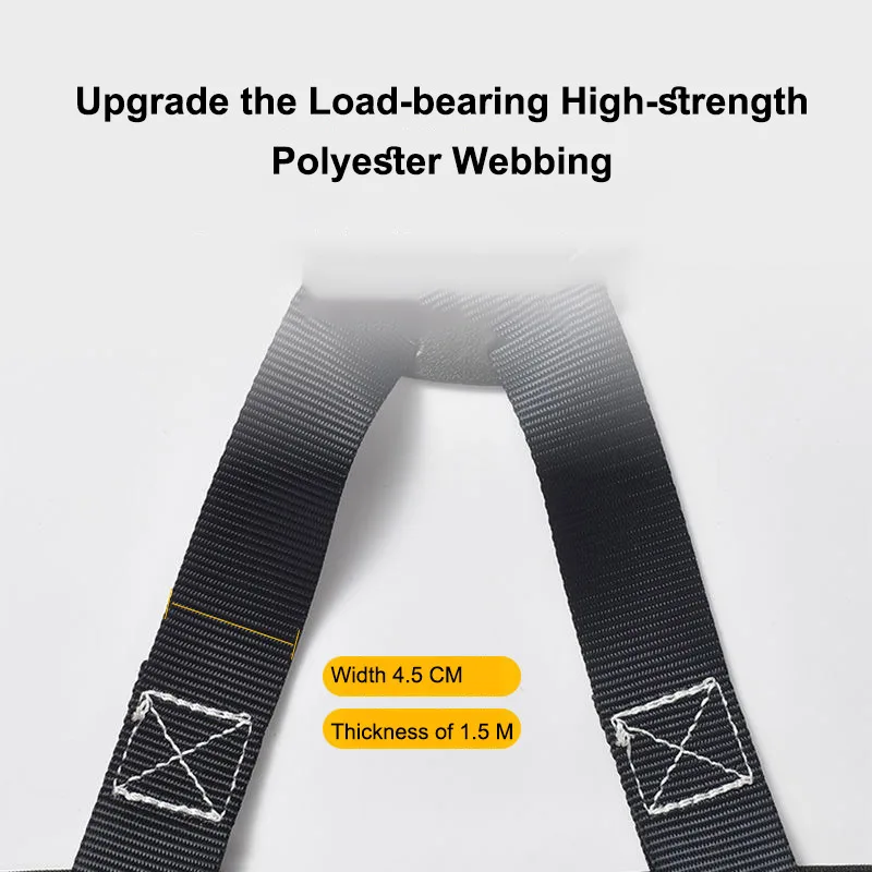 High-altitude Work Anti Fall Safety Rope Set Outdoor Rock Climbing Electrician Construction Safety Harnesses Protective Equipment