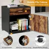 70.8-Inch Executive Desk with File Cabinet, Large L Shaped Computer Desk with Storage Cabinet, L Shaped Desk with Drawer Cabinet 5