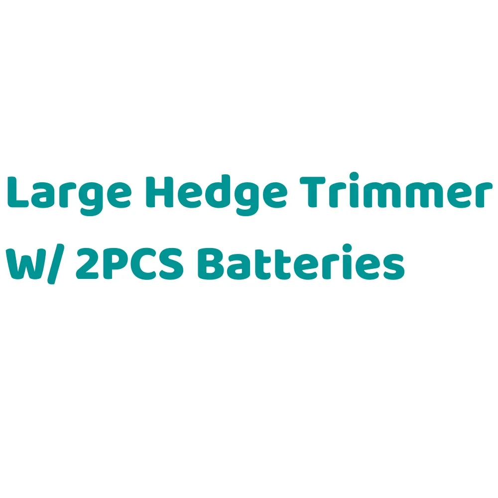 

Большой резак для живой изгороди с двумя батареями для обычного клиента