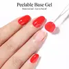 BORN PRETTY Peel Off Base Gel Long Wear Super Top Coat Basic Nail Gel Polish Enamel Varnish Soak Off Nail Art Manicure 10ml 4