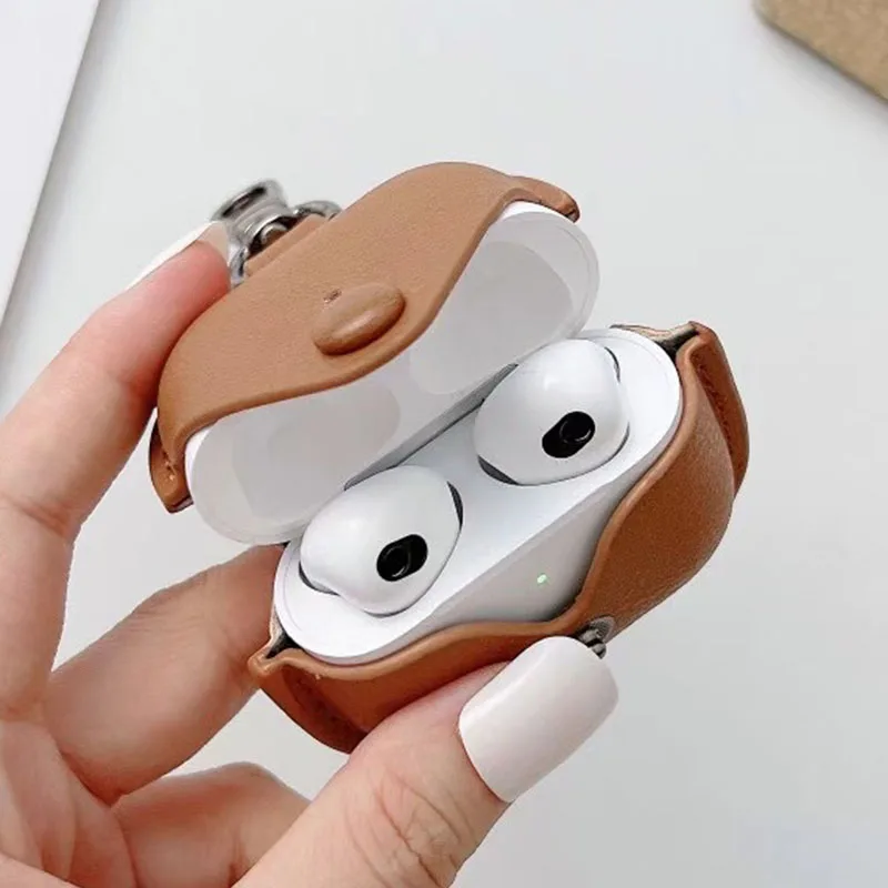 Чехол для Airpods 3, кожаный чехол для наушников, чехол для Apple Airpods 3rd Air Pods 3 2021, ударопрочный чехол для Sleve