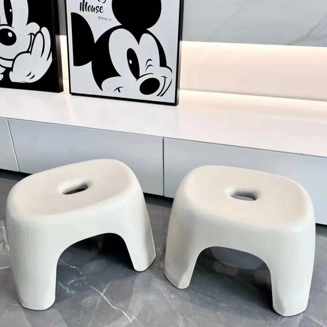 J50 European style durable small stool thickened anti-fall low stool home shoe changing stool bathroom anti-slip