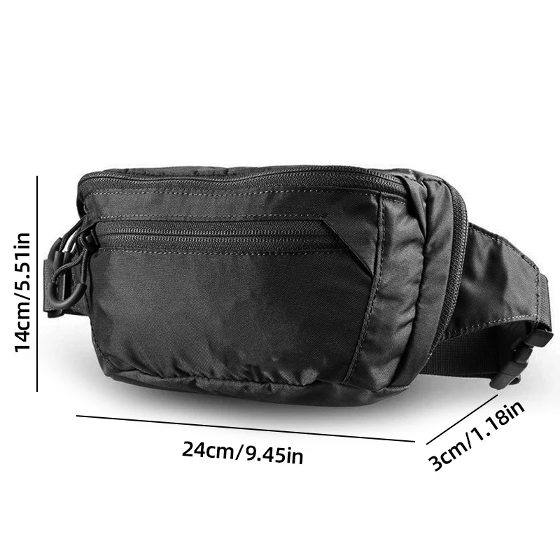 Nylon Tactical Waist Bag for Hiking Climbing Camping