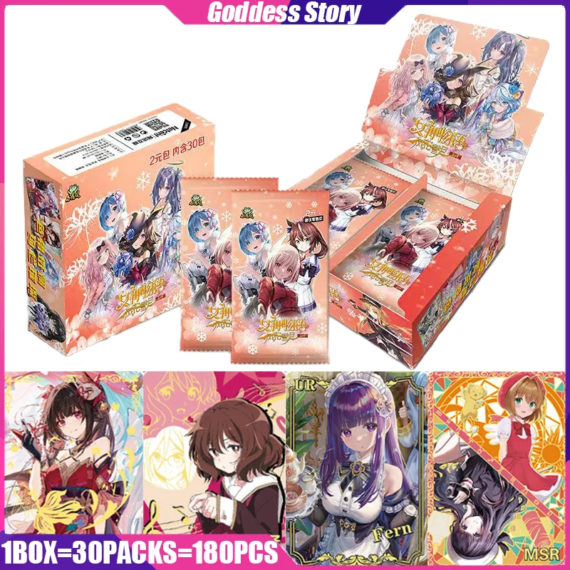 

Goddess Story Cards LITTLE FROG 12-2 Anime Collection Cards Board Games Toys Mistery Box Birthday Gifts for Boys and Girls