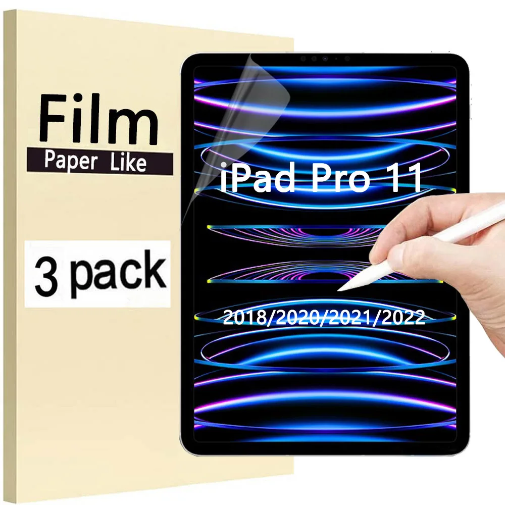 

Пленка в виде бумаги для Apple iPad Pro 11 2018 2020 2021 2022 2th 3th 4th Generation, защита экрана планшета, как написание на бумаге