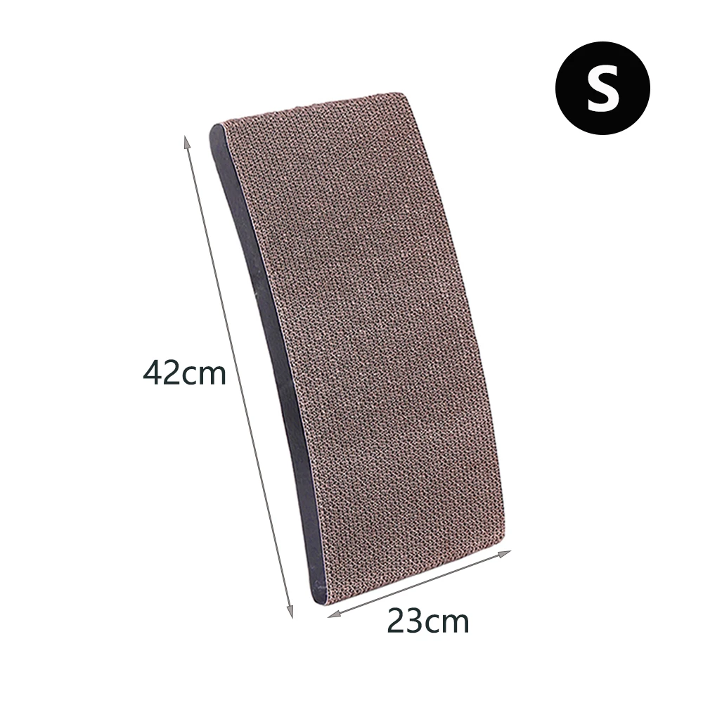 Cat Scratcher Cardboard With Solid Wooden Frame Kitten Scrapers Scratching Bed Reversible Pet Furniture For Cats 5 in 1 Toys