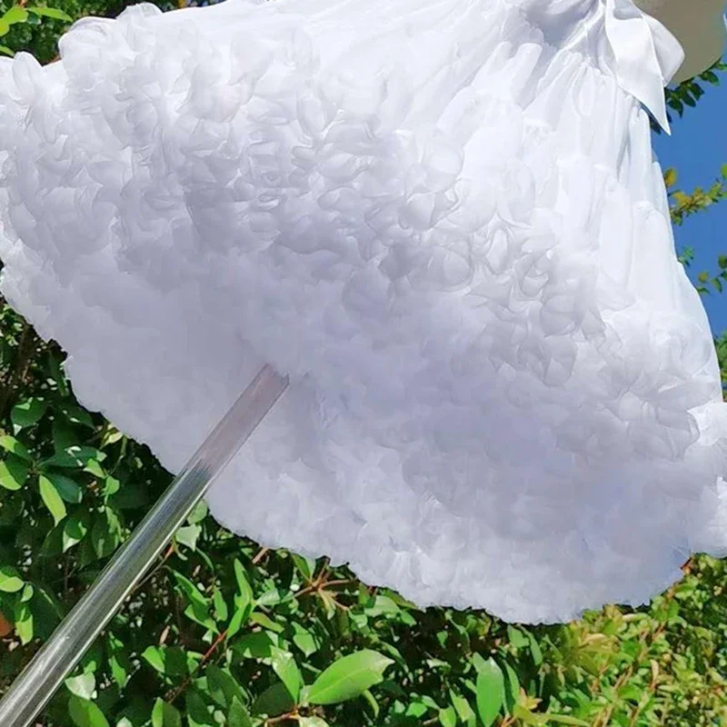 Women Flower Style Lolita Petticoats Crinoline Inner Bustle Cosplay Tutu Puffy Cancan Skirt Under Wedding Dresses crinolina petticoat skirt petticoat underskirt wedding underskirt lolita petticoat wedding petticoat