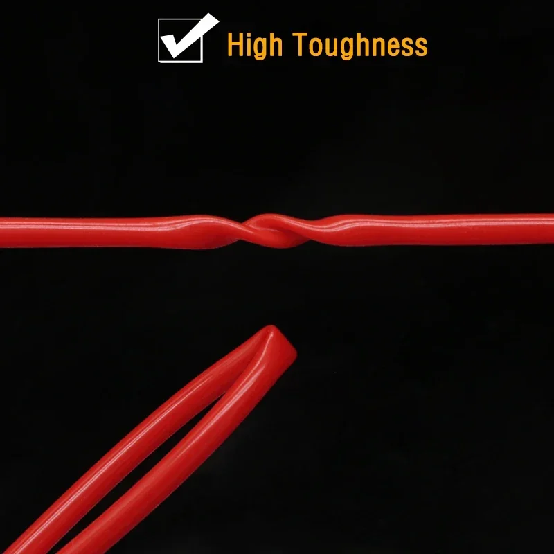 Silicone Tube 1/5/10M Food Grade Red Rubber Hose ID 0.5-32mm Flexible Nontoxic