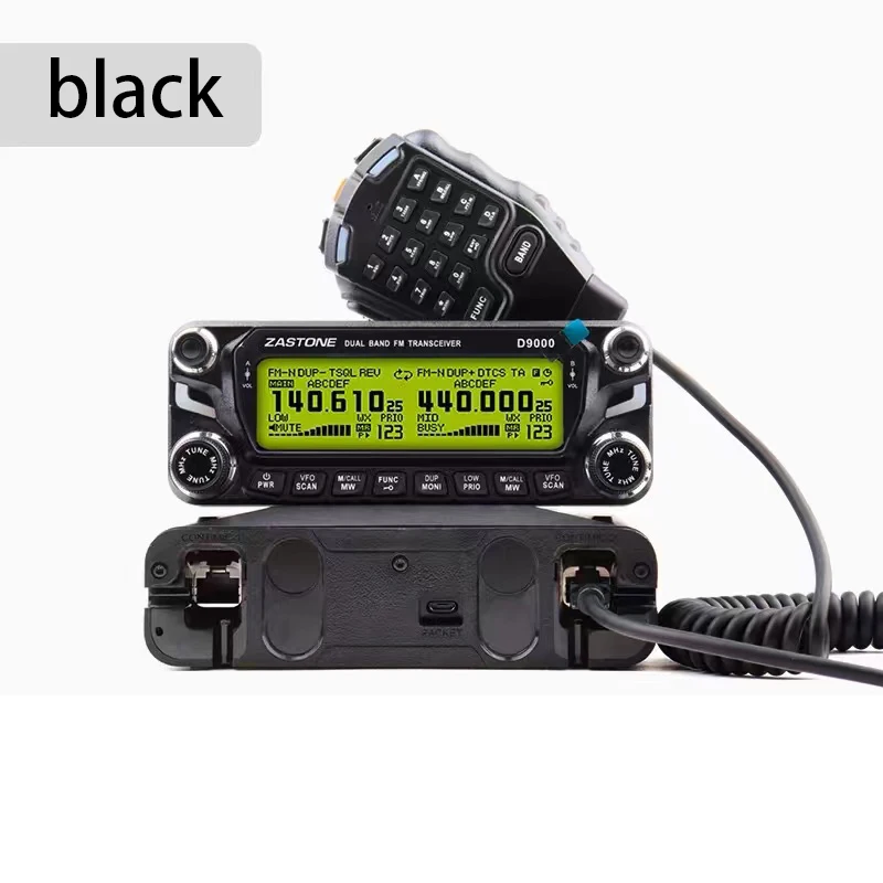 

2024 New Zastone D9000 Car walkie talkie Radio Station 50W UHF/VHF 136-174/400-520MHz Two way radio Ham HF Transceiver