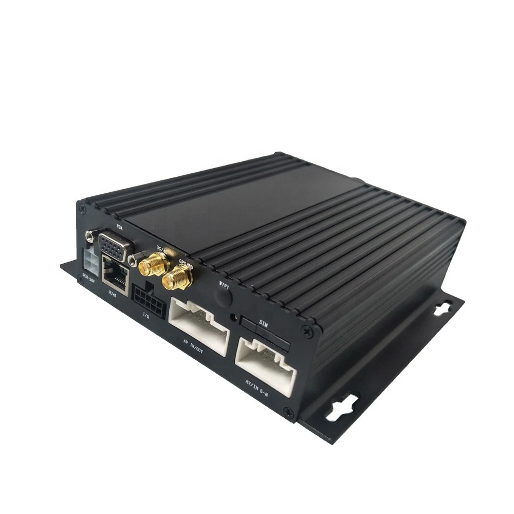 Ahd 1080p 4G GPS G-sensor Scarica automatica DSM ADAS 6Ch Scheda SD BUS MDVR Sistema Mobile Dvr Car Taxi Videoregistratore Sistema