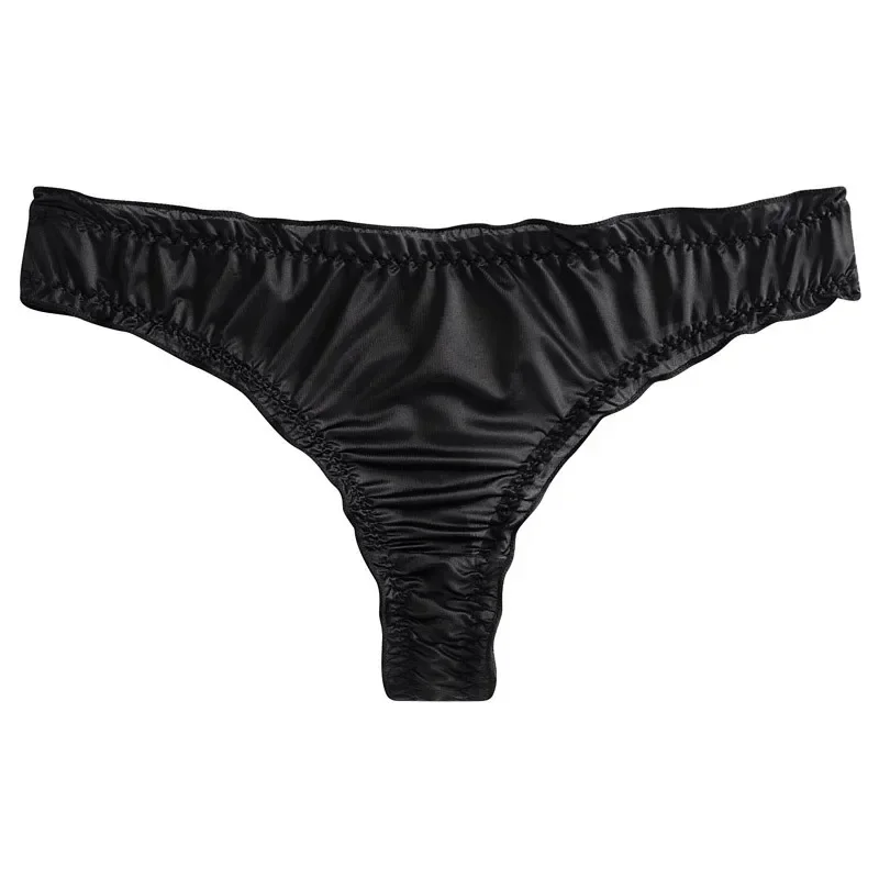 Women Panties Seamless Perspective Thong Underpants Intimates Lingerie