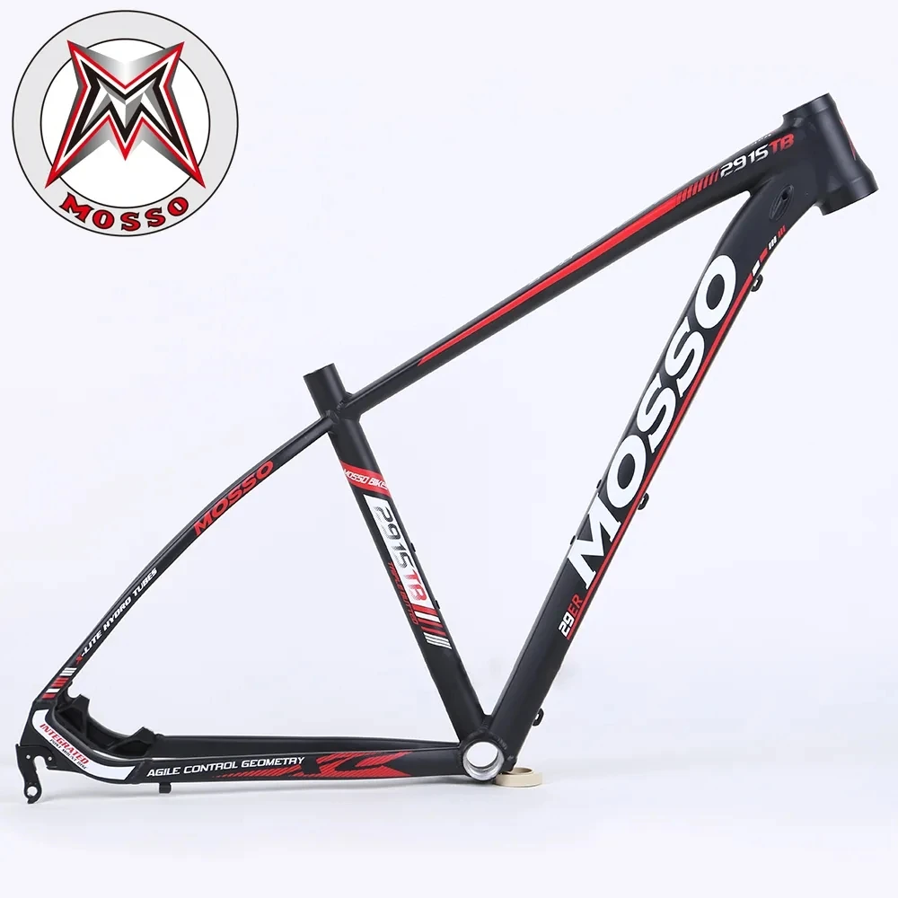 29er Mosso 2915XC Aluminum Alloy Frame Mountain Bike Frame Ultra-light Disc Brake Internal Cable Rout Bicycle Accessories