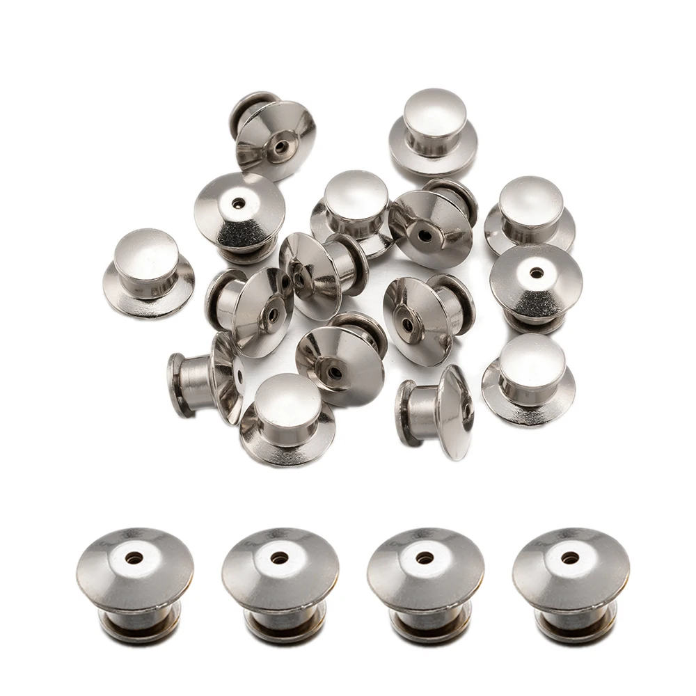 30/50 stücke Locking Pin Schnalle Zurück Keeper Verschluss Für DIY Sichern Broschen Sicherheit Halten Schmuck Machen Zubehör Liefert Handwerk