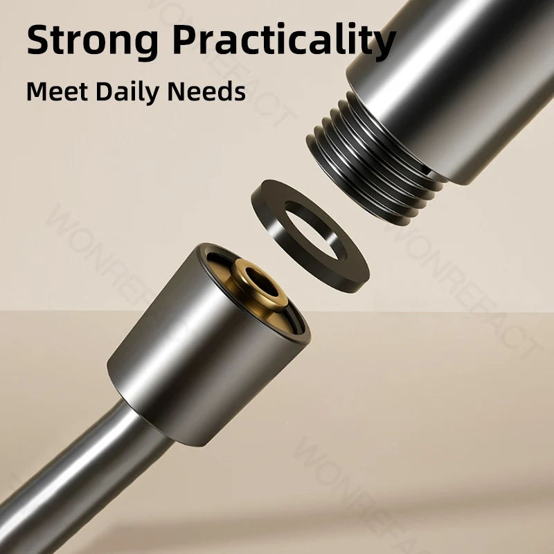 Shower Water Hose Bathroom Recoil Garden Water Hose Flexible Curly Water Hose Retractable Self Coiling Hoses Spray Nozzle