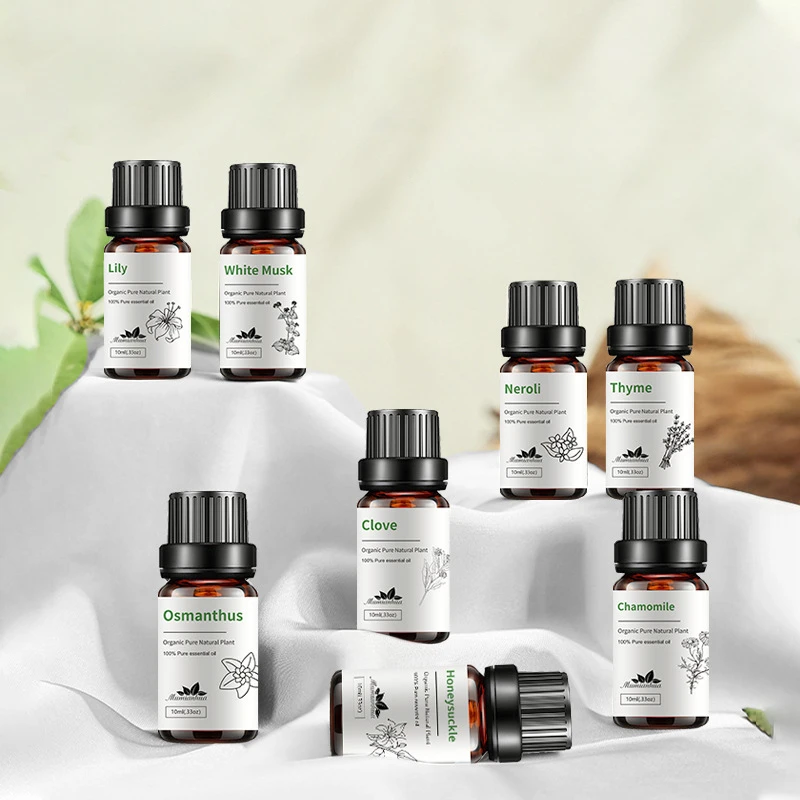 캔들 향 프리지아 싱글 에센셜 오일, 재스민 아로마 테라피 마사지 꽃 에센셜 오일 비누 향, 10ml