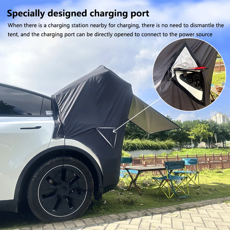 テスラモデルy,テールゲート,日よけ,雨の日よけ,耐引裂性,防水,防蚊