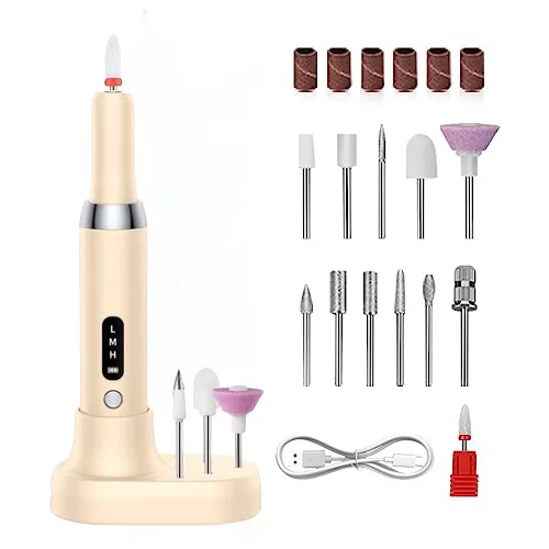 Electric Nail Drill Professional Nail File For Dead Skin Removal_voghion.com