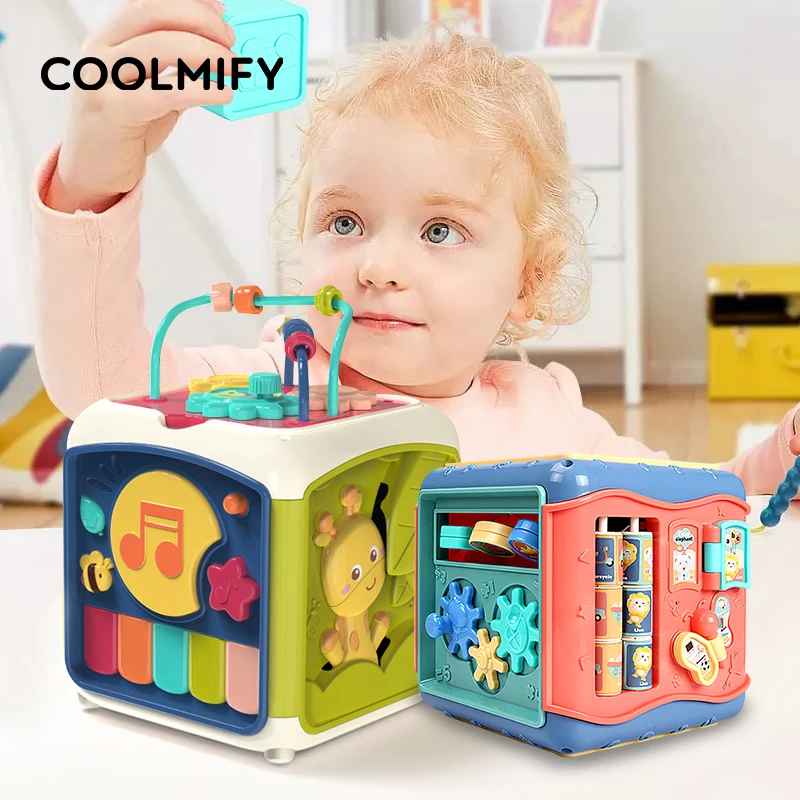 BabyMusicToysBabyActivityCubeMusicalBoxtoyToddlerToysShape