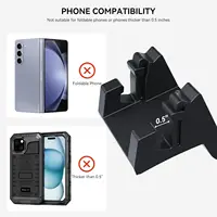 For Tesla Model Y Juniper 2026 Silicone Phone Mount Model 3 Highland 2017-2025 Also Functions Also Vent Hook and Sunglass Holder - Image 2