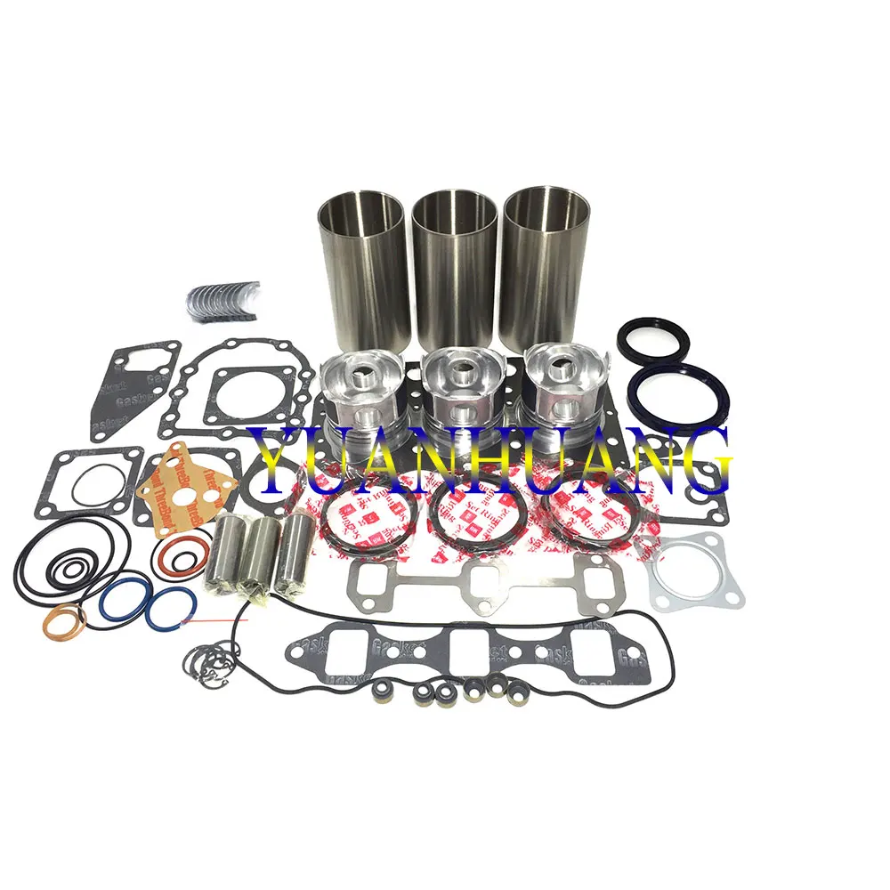 

3T75 Engine Rebuild Kit Piston Gasket Set Head Ring Fits Japan Yanmar Excavator John Deere Tractor