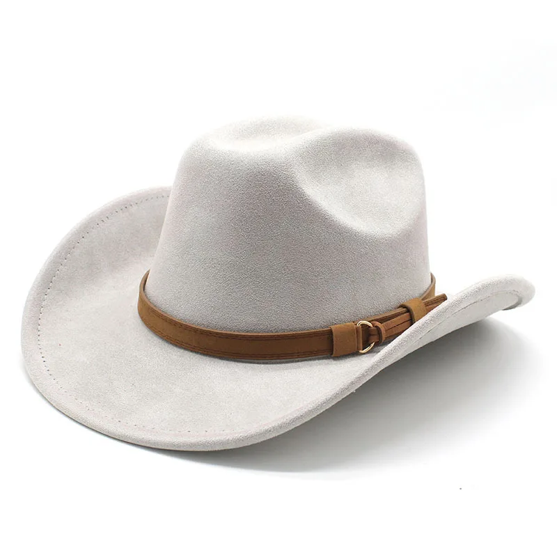 Herbst/Winter Herren großer Wildleder-Sonnenschutz mit Randumhüllung, Reiten, Grasland, Cowboy-Geschenkhut – Detail 25