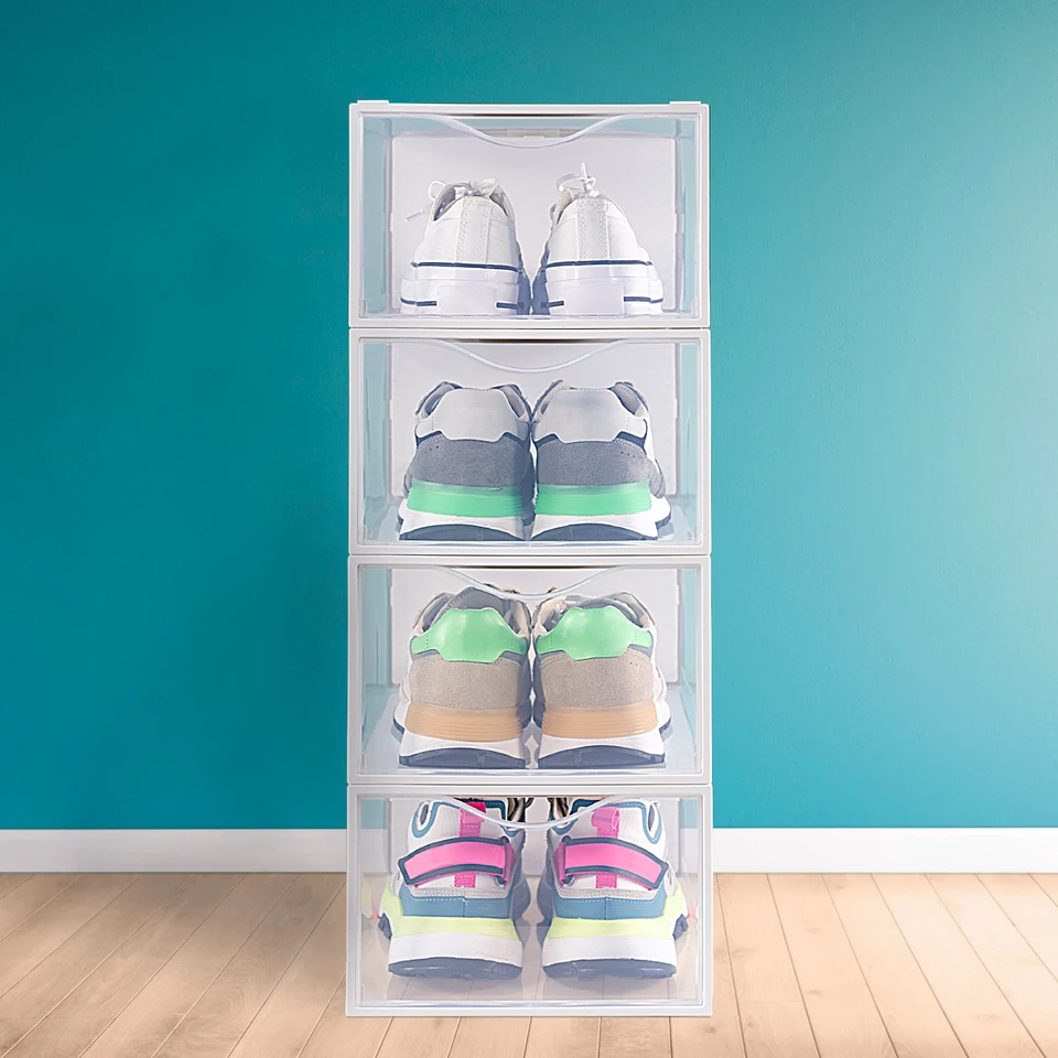 Closet Floor Stackable Shoe Racks For Closets Closet Storage