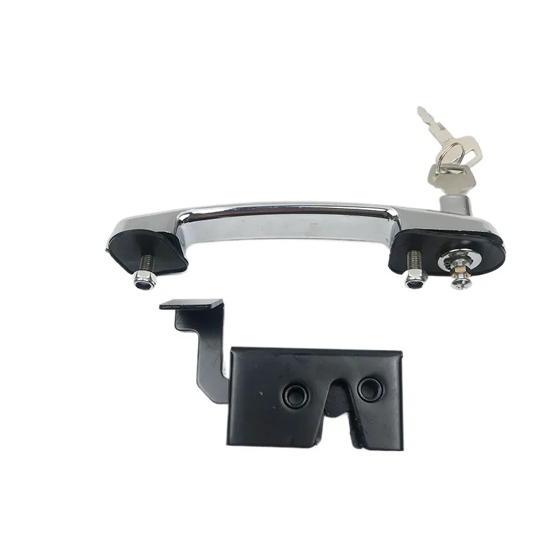 

For Hyundai R55/60/80-7 engine rear cover lock cover engine hood lock assembly handle lock block excavator accessories