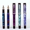 MAJOHN Final Craftsman M600S Pen, Resin Plating, Big Bright Pointed Adult Student Writing Practice Ink Pen, Gift Box Stationery 1