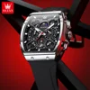 OLEVS 2942 Mens Watch Quartz Watch Multifunctional Chronograph Watch For Men 30m Waterproof Moon Luminous Phase Box Original
