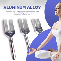Tuning Forks Set 4096 Hz 4160 Hz 4225 Hz Tuning Forks Set Tuning Fork With Wooden Hammers And Cloth Bag Aluminum Alloy Style 1 1