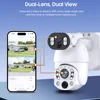 4K 4G Solar Camera WiFi Dual Screen Security PTZ Surveillance 50X Optical Zoom Outdoor Motion Detection Night Vision CCTV IP Cam 2