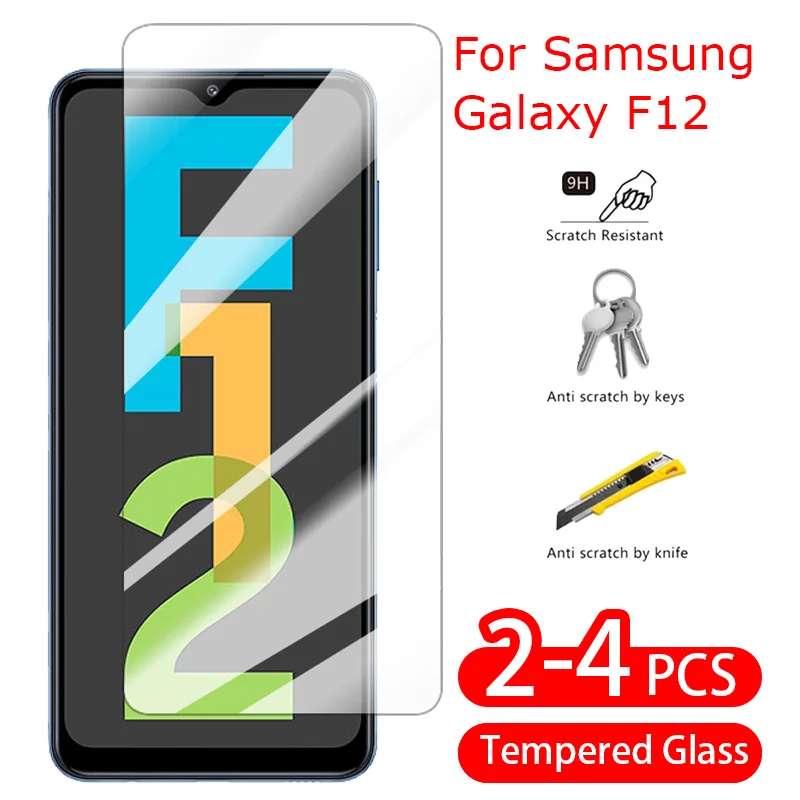 

For Samsung Galaxy F12 Screen Protector Tempered Glass Clear 9H Flim Front HD Flim Full Cover Screen Flim For Samsung Galaxy F12