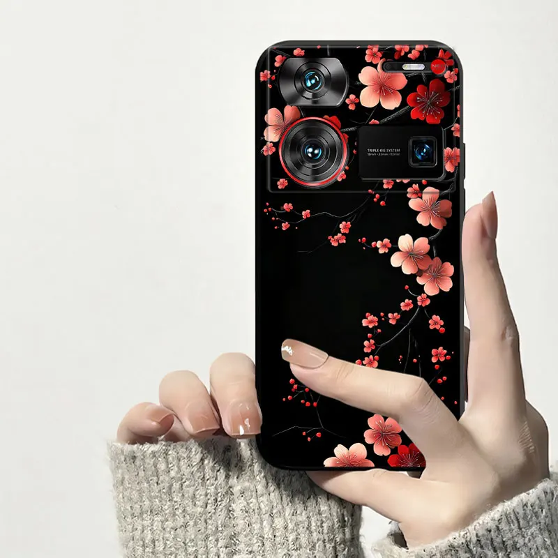Shockproof Soft Silicone TPU Phone Case with Cat and Dog Design - Back Cover s