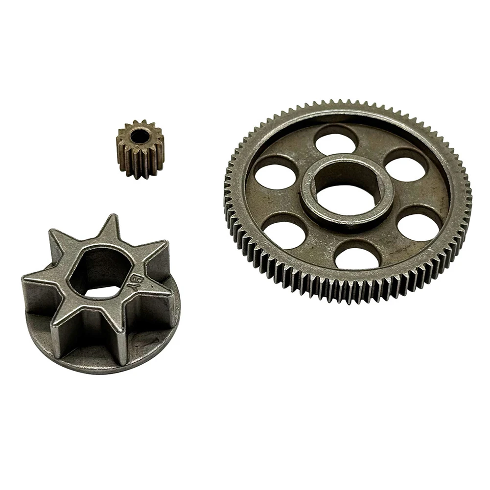 3Pcs Electric Chain Saw Gear Set For Rechargeable Logging Saw Small Lithium-ion Battery Powered Electric Chain Saw Accessories
