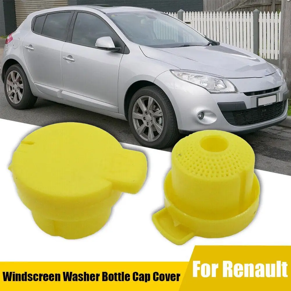 Washer Fluid Reservoir Tank Cap For Renault For Clio M K4 2012-Windshield Washer Bottle Cap Cover 289130004R 289130005R Windshield Wiper Washer Reservoir Cap