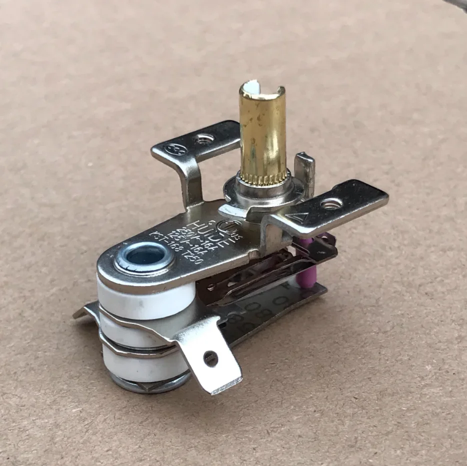 1Pcs for Electric heater electric heating oil heating accessories adjustable temperature control switch KST-168 T250 250V 16A