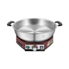 40cm Stainless Steel Cooking Pot Multifunction Non Stick Electric Frying Pan  Kitchen Cooking Tool 6